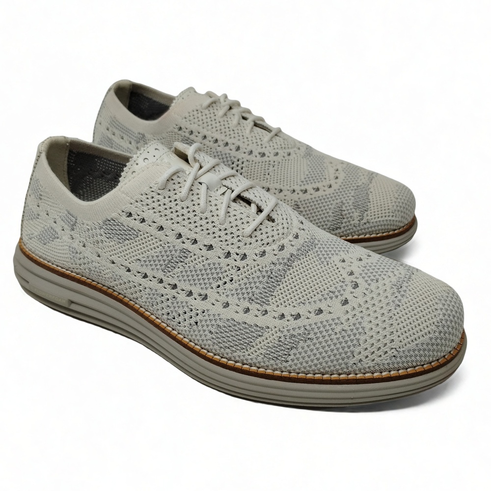 Cole Haan Stitchlite Wingtip Sneaker 9.5M Knit Oxford Minimalist Preppy Shoes